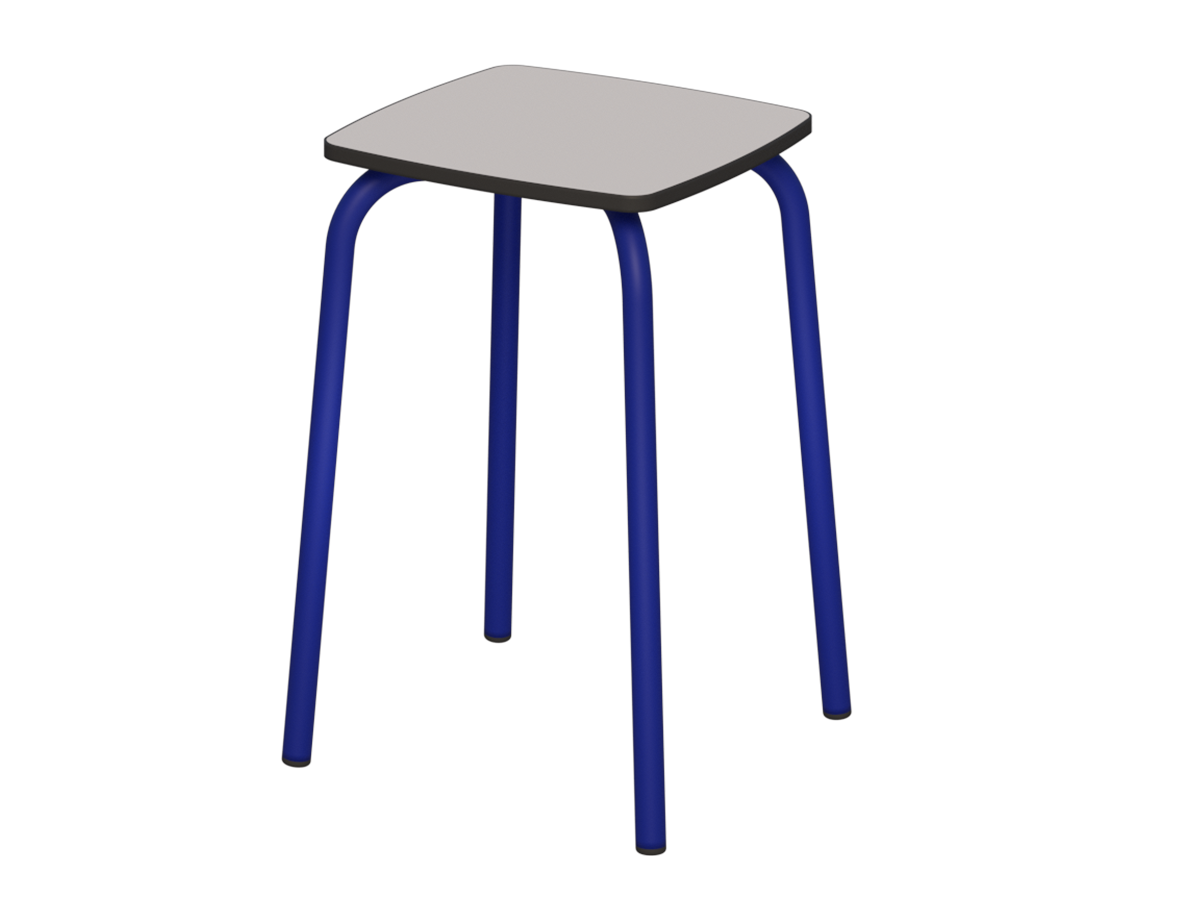 Taboret - siedzisko Compact HPL kwadratowe - zdjęcie 5